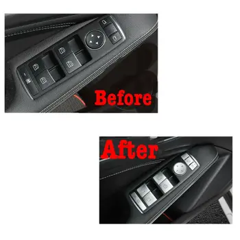 

Inner Window Switch Button For Tesla Model S X 2016-2018 Car Auto Interior ABS