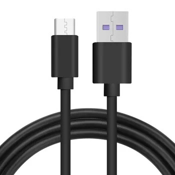 Fast Charge 5A USB Type C Cable For Samsung S20 S9 S8 Xiaomi Huawei P30 Pro Mobile Phone Charging Wire White Blcak Cable 6