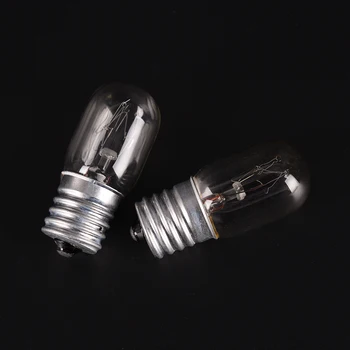 

LED Glass Shade Light Lamp Bulb E17 15W Screw Base SMD Pure Warm White 220V For Sewing Machine Refrigerator