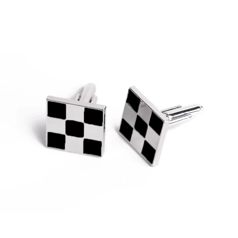 

Fashion Creative Square Jiugong Cufflinks Men's French Shirt Temperament Personality Nail Studs