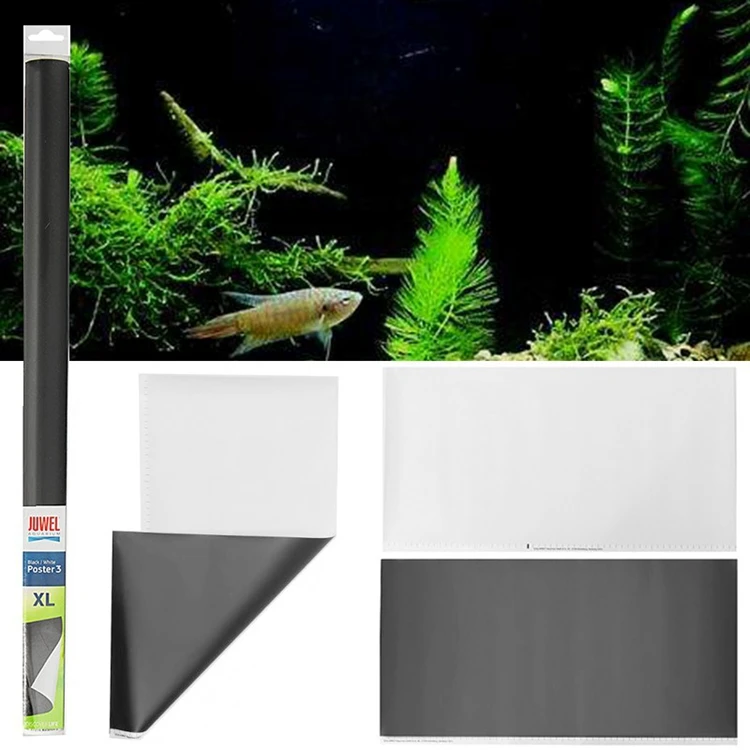 60 100 150CM High Double Sided Aquarium Background Poster Rock Fish Tank Decorative Wall Backdrop Picture Decor Glossy