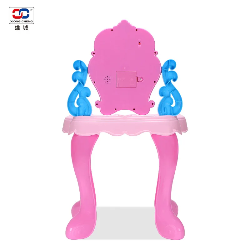 

Girl'S Play House Dresser Makeup Table Goods Princess Makeup Kit Set Girls Toy