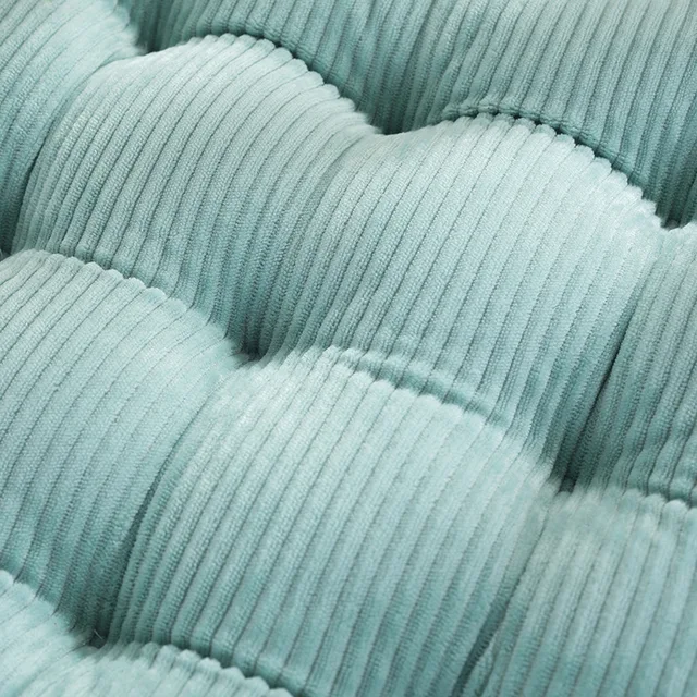 Divatos Kordbársony Kárpitozott Iroda Hallgató Szék Egyszerű, Színes Padló Otthoni Ülés Párna - Image 5