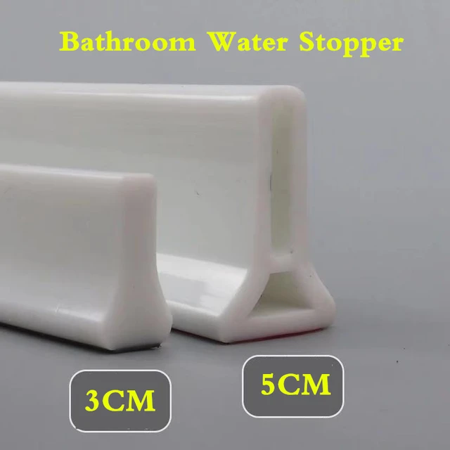 200cm Bathroom Water Stopper Water Partition Dry&Wet Separation Flood  Barrier Rubber Dam Silicon Water Blocker Don't Slip - AliExpress