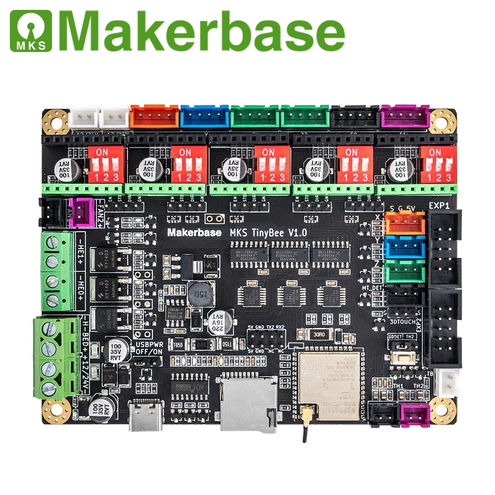 Makerbase-mks Tinybee Placa de Controle Impressora 3d Esp32 Mcu Tela Tft Função Wifi Controle wb Peças Impressora - Imagem 4