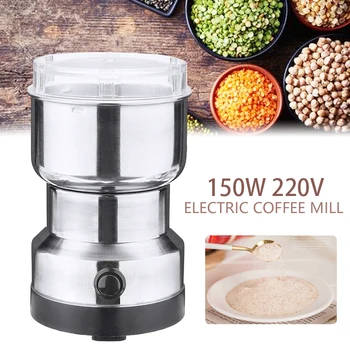 

Electric Herbs Coffee Bean Mill Stainless Steel Nut Spice Matte Grinding Blender Safe Kitchen Coffee Grinding Machine Tool