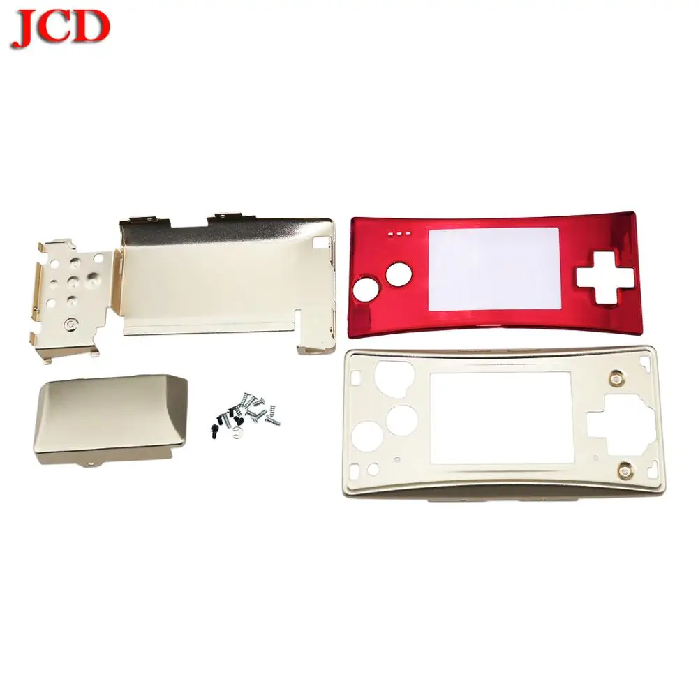 JCD корпус оболочки пакет для nintendo чехол Ремонт Часть для GameBoy для микро лицевой панели Передняя Задняя крышка w/Винты