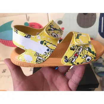 

Brand Kids Sandals Cartoon Printed Boys Girls Summer Shoes