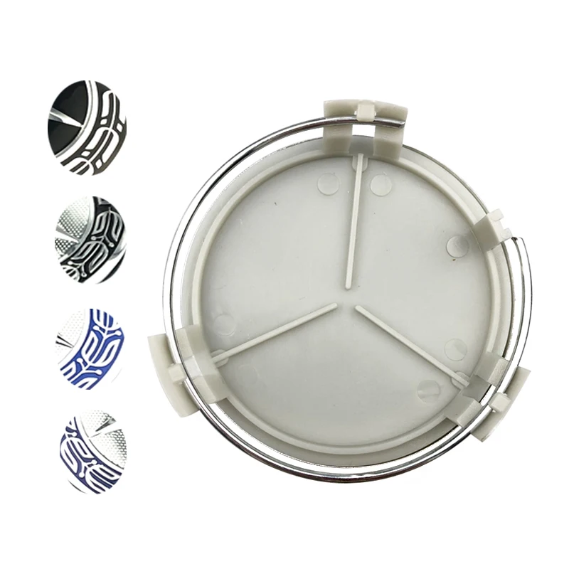 

4pcs / lot 75mm 3pin black Car Wheel Center Hub Caps Logo Emblem Cover For A B C CLA G M A1714000025 Car Styling Accessories