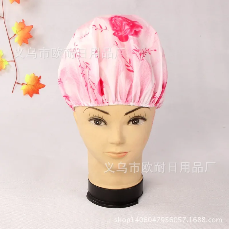 Supply Single Pack Umbrella Shower Cap Lace Shower Cap Environmentally Friendly Shower Cap Printed Shower Cap