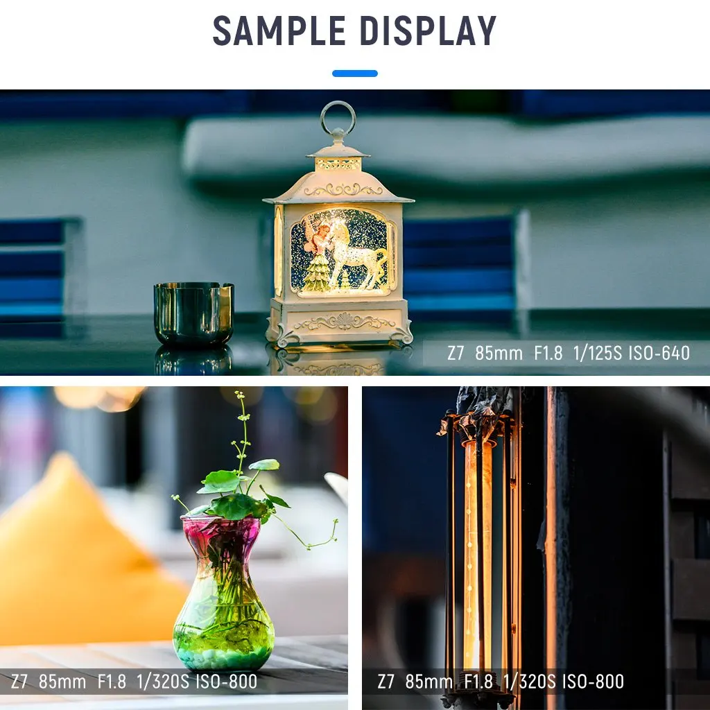 Viltrox 85mm F1.8 STM Camera Lens For Nikon Z mount Z5 Z50 Z6 Z6II Z7 II full frame Auto Focus Portrait Prime Lens Eyes Focus AF