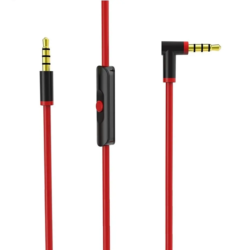

New Replacement Beats Audio Cable + Inline Remote/Microphone for Beat Solo 2 3 HD Studio Pro Detox Headphone