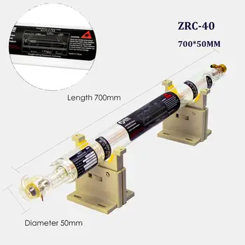 

Good Quality 40W Co2 Laser Tube Metal Head Glass Pipe Zurong