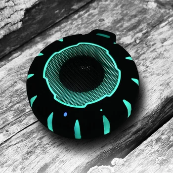 

Rechargeable LED Luminous Super Bass Outdoor Music Player IP67 Waterproof Portable Wireless protable Speaker Fun Gift