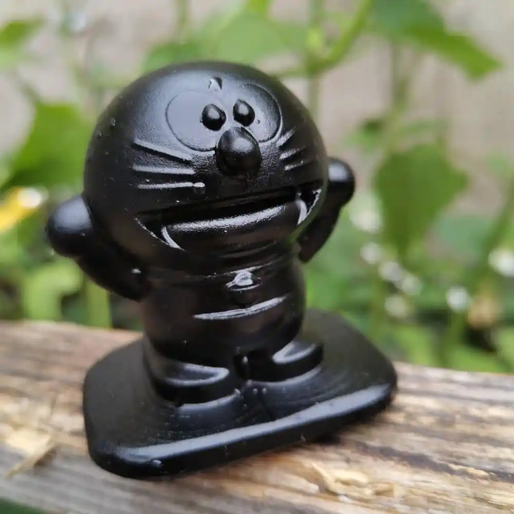 Lucu Kartun Hitam Alami Seperti Obsidian Diukir Dora Mimpi Patung Kristal Patung Batu Batu Aliexpress