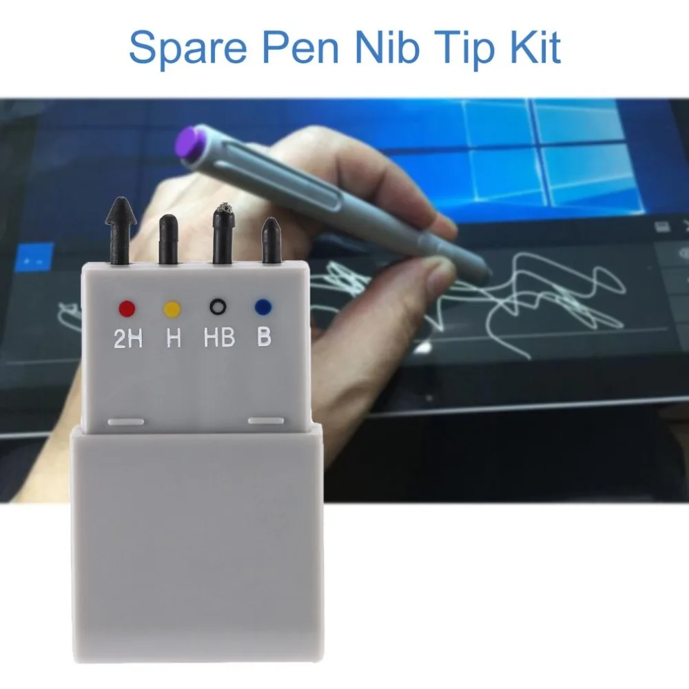 

Stylus Pen Tip Kit 2H H HB B for Microsoft Surface Pro 4/Pro 5 Stylus Replacement Spare Pen Nib Tip Kit