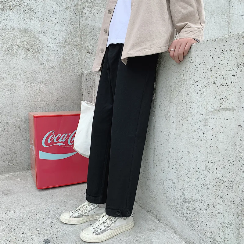 

Large Size K1062/P45 Autumn Clothing New Style Korean-style Trend Beam Leg Casual Pants Men Students Skinny Large Size
