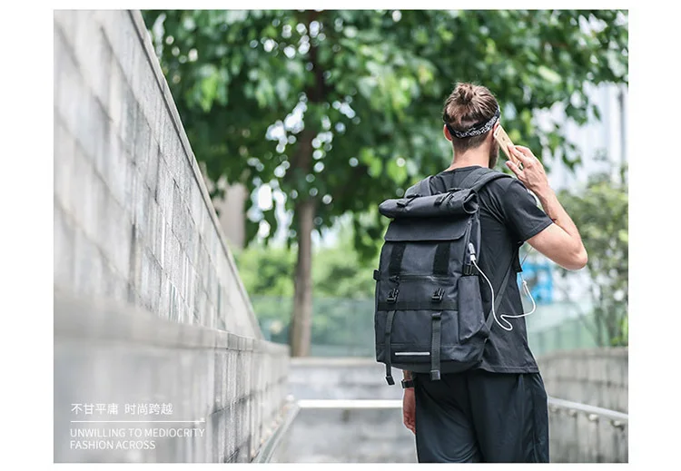 Usb зарядка рюкзак для мужчин большой емкости высокого качества повседневные мужские рюкзаки унисекс черные нейлоновые рюкзаки для ноутбука для путешествий