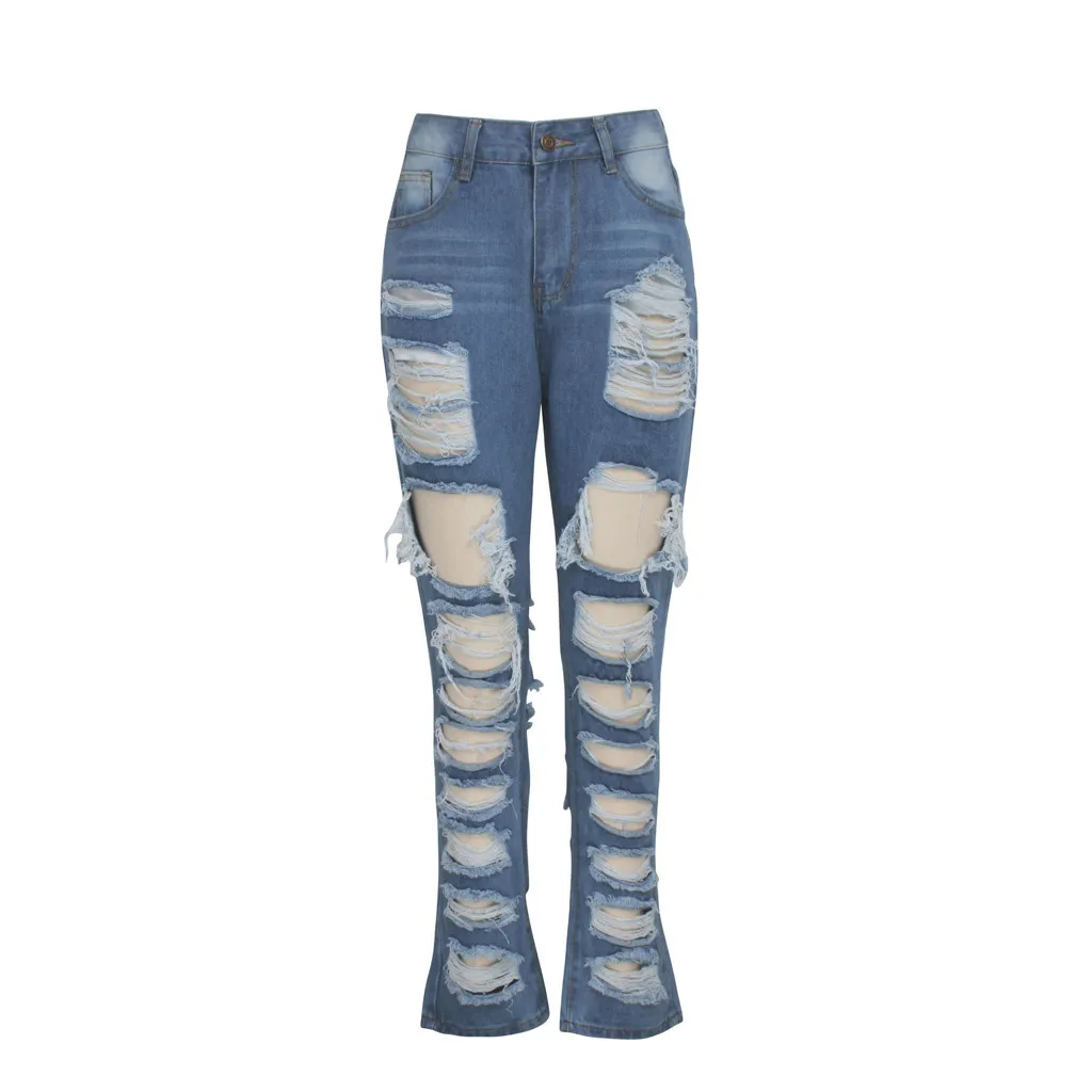 Женские повседневные джинсовые узкие облегающие зауженные брюки evae Femme брюки весеннего размера плюс для женщин эластичные отбеленные джинсы с карманами