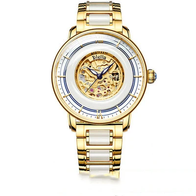 Новинка 2019 Роскошные мужские часы с нефритом Брендовые шедевр механические