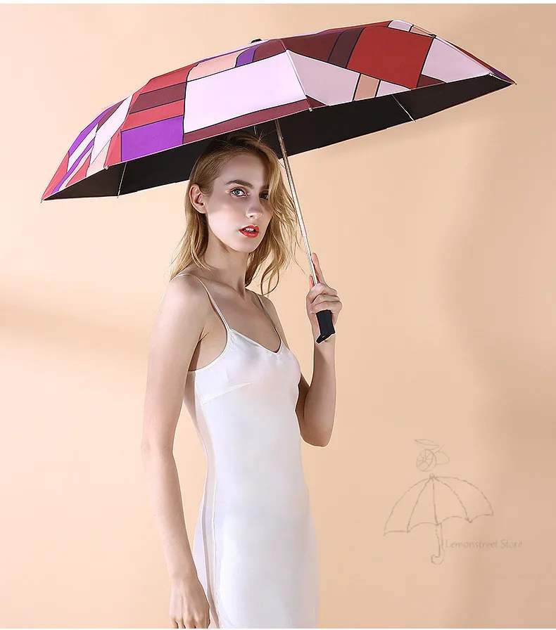 Parapluie дождь Женский Три складной зонтик зонт Анти-УФ солнцезащитные зонты путешествия бизнес Зонт дождевик зонтик sombinha