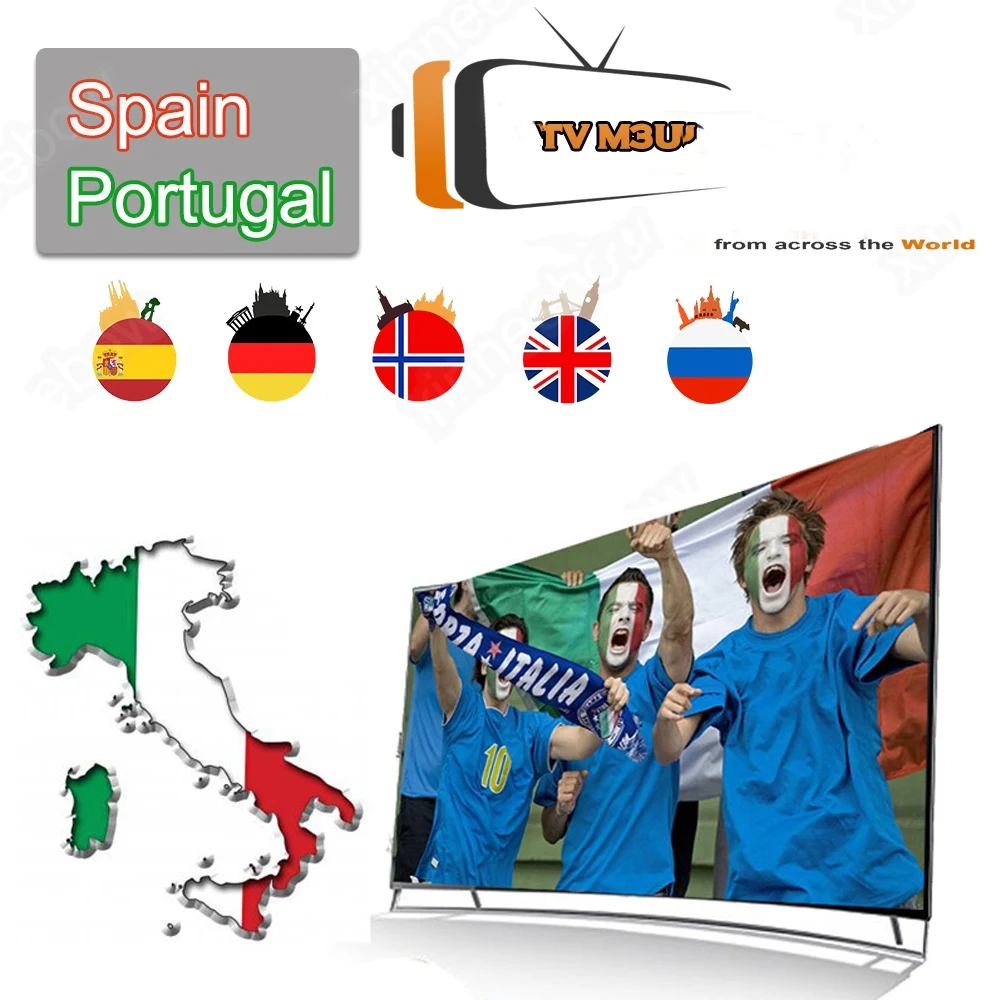 Европа арабский Испания IPTV Великобритания США Германия Италия Канада Турция MA8 M3U