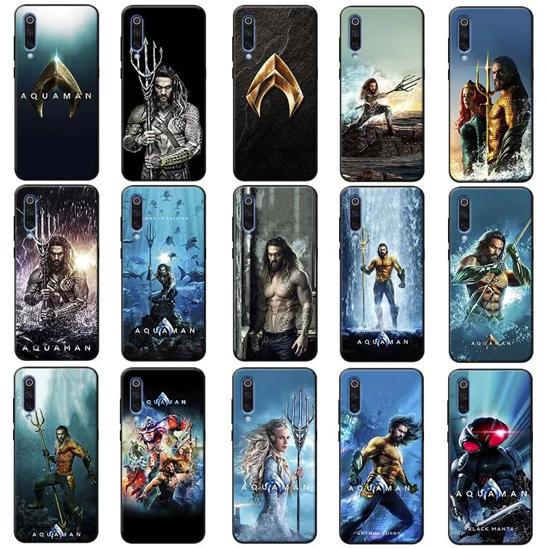 Soft Silicone Phone Case for samsung galaxy note 8 9 10 pro plus Aquaman |