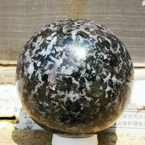 500-600 г редкая натуральная слюда серый Feldspar сферы кварцевый хрустальный шар