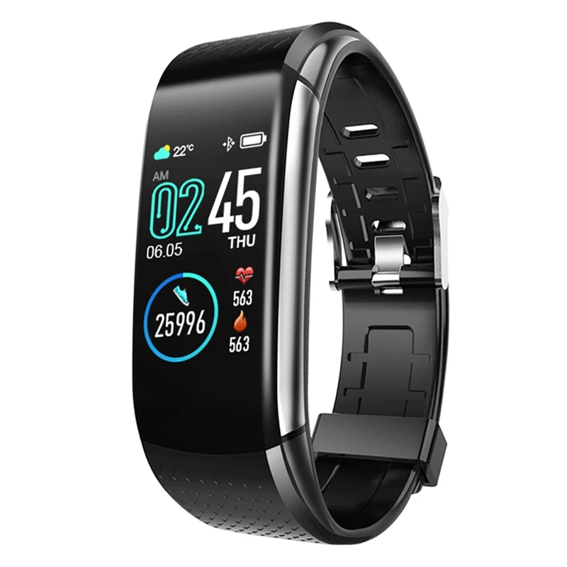 C18 Smart Watch Electrocardiogram Heart Rate Blood Pressure Monitor Bracelet ECG Waterproof Fitness Tracker Sports Band Wristban