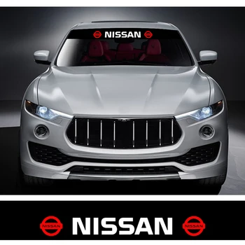 

Auto Front Rear Sunshade Windshield Stickers Decal Car Decoration for Nissan Tianzhu Tiida Sylphy Geniss Livina Qashqai X-TRAIL