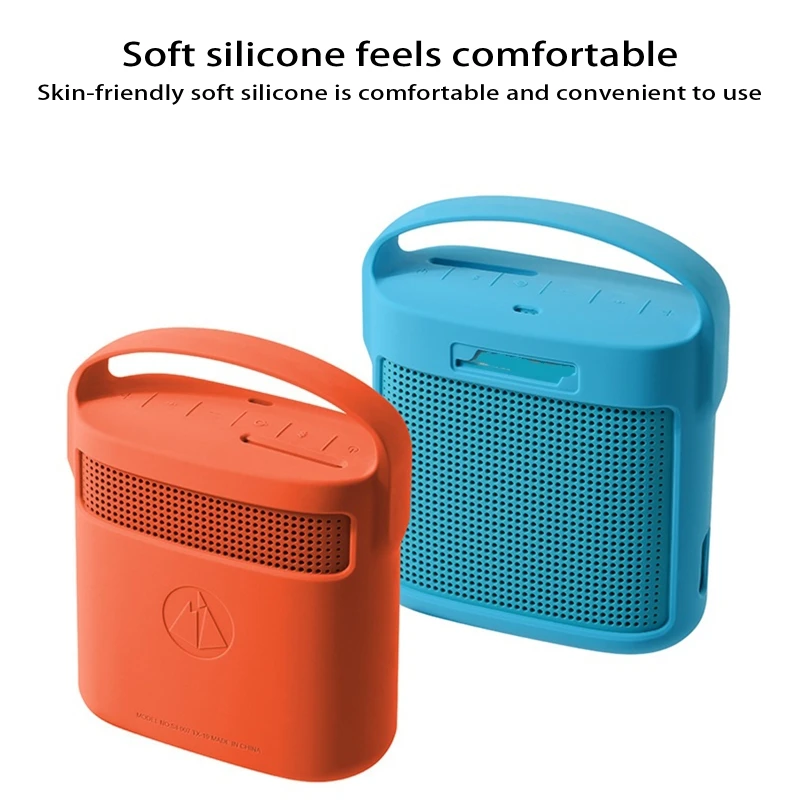 New Silicone Cover Case for BOSE Soundlink Color 2 Bluetooth Speaker Outdoor Carrying Bose II  | Аксессуары для аудиосистем -1005003646519495