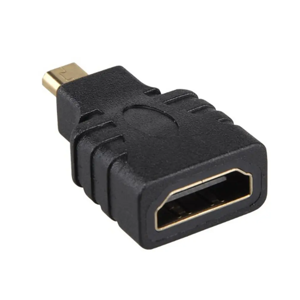 Адаптер Micro-HDMI на HDMI позолоченный 1080P Micro HDMI штекер на Стандартный HDMI для Raspberry Pi 4 Модель B модель