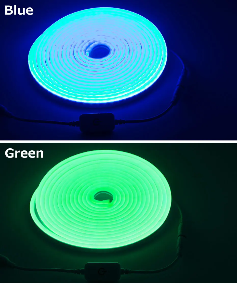 Светодиодный полосы света SMD 2835 120 светодиодный s/M Водонепроницаемый светодиодные неоновые огни Гибкая лента фея освещение уличные