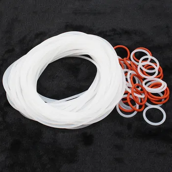 

Custom CS 1mm VMQ O Rings 100x Silicon Rubber Washer Gasket OD 4m - 85mm Heat Resist White Red
