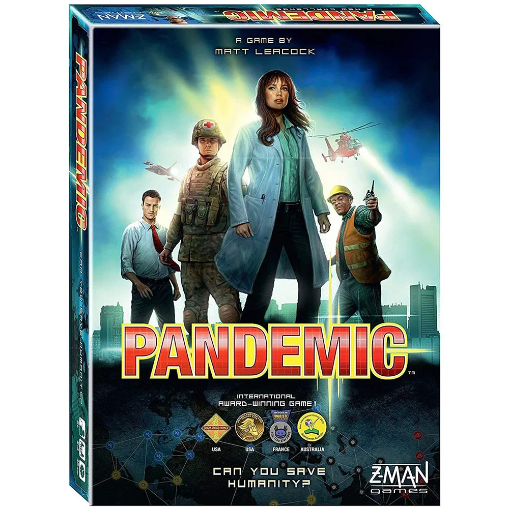

Pandemic Cooperative Board Game NEW Z-Man Pandemic A New Challenge Board Game Brand New Factory Sealed Family Game Gitf