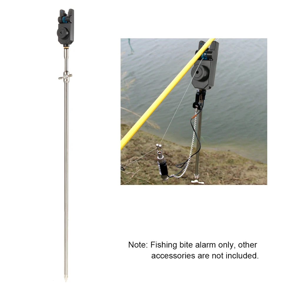 

Hot Sell Fishing Bite Alarm Indicator Fish Alarm Alerts LED Light Sound Alarm Indicator for Fish Rod Fishing Tackle Tool