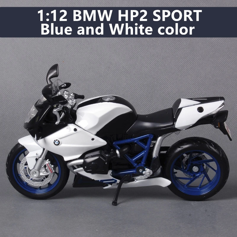 BMW HP2 Maisto, 1:12 Ducati 1199, имитация, сплав, серия для мотокросса, оригинальная Авторизованная модель мотоцикла, игрушка, автомобиль, Коллекционирование, подарки - Цвет: BMW HP2