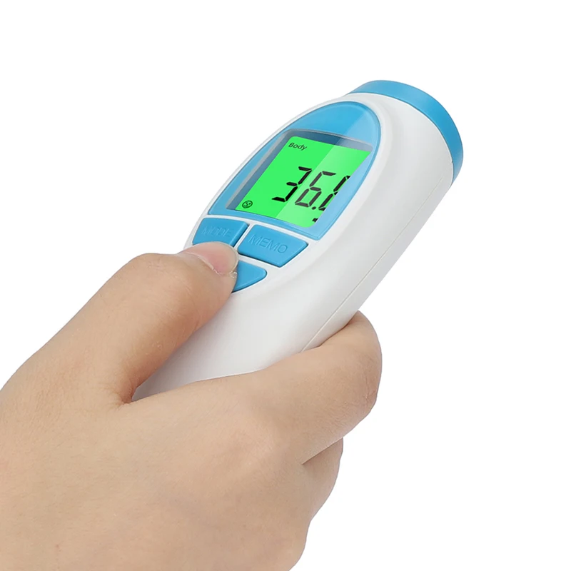 

Electric Digital Infrared Thermometer Baby Adult Body Thermometer USB Non-contact Fever Forehead Temperature Measurement Tool