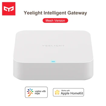 

2020 Newest Yeelight Intelligent Gateway Mesh Version WIFI Dual Mode For Apple Homekit Smart Mobile Phone Yeelight App