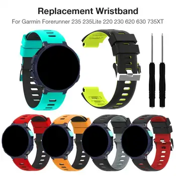 

Silicone Watch For Garmin Forerunner 235 Strap wristband strap For Forerunner band Lite 220 230 620 630 735XT Wristband TXTB1