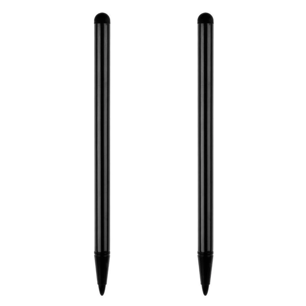 2 Pc Black Универсальный емкостный стилус высокого качества, стилус для сенсорного экрана, карандаш для планшета, для iPad, мобильного телефона, мобильного телефона, samsung - Цвет: 2 Pc Black