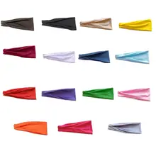 Спортивная повязка унисекс, одноцветная, впитывающая влагу, для тренировок, йоги, пота, повязка на голову