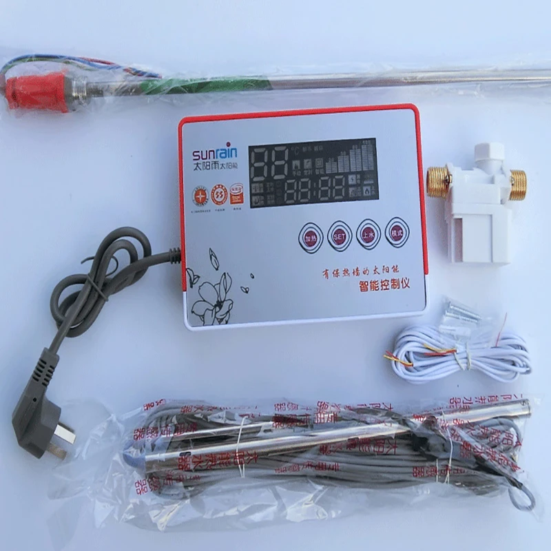 Solar Water Heater Controller Automatic Water Temperature Display Heater Solar Rain Meter Full Set of General Purpose