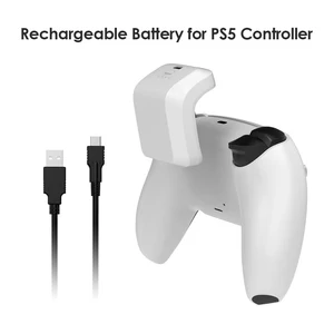 Image 1 - Cooling Fan Stand Holder External Cooler 1500mAh Rechargeable Battery Pack with Charging Cable for PlayStation 5 DualSense