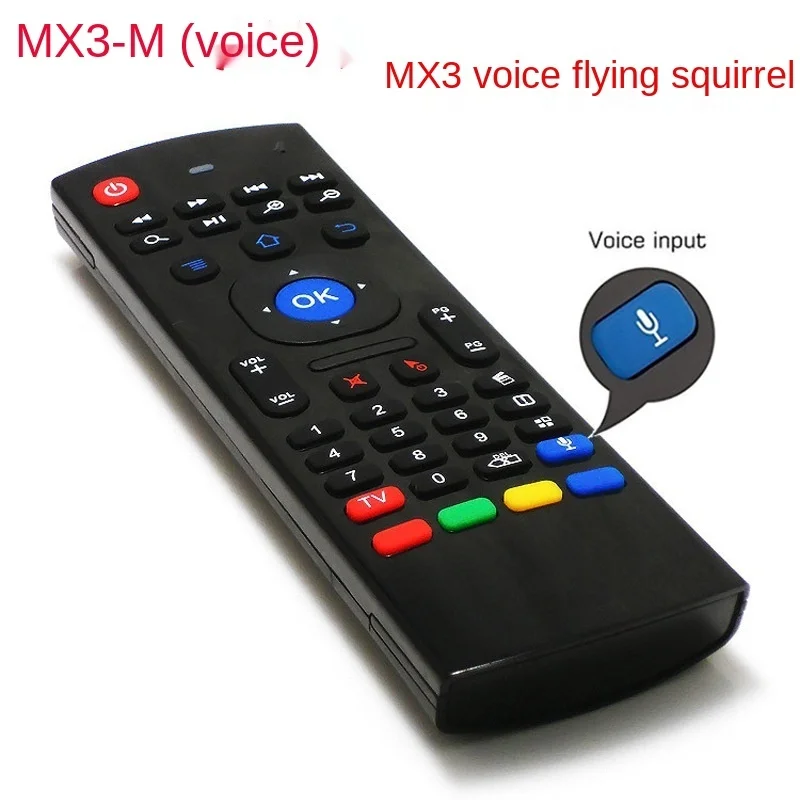 MX3 voice flying mouse 2.4G double-sided air remote control mx3-m C120 I8 wireless mini keyboard