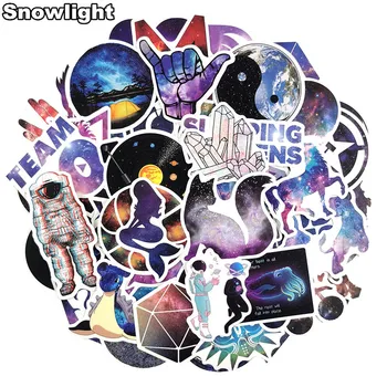 

50 Pcs/lot Starry Sky Outer Space Cartoon Child Toy Sticker Luggage Case Skateboard Waterproof Personality Graffiti Sticker