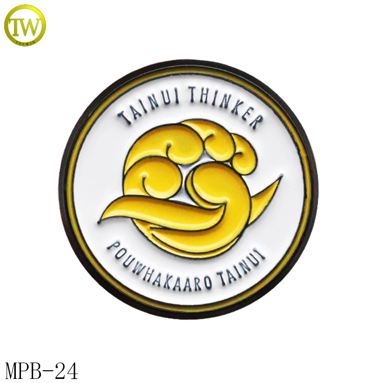 

promotion school badge custom metal company logo pin round name button badge