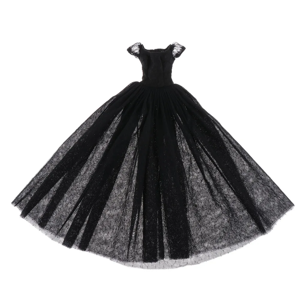 Fashion Princess Wedding Dress Gauzy Skirt for 1/4 BJD Doll Party Accessories Clothes for Girl Doll 