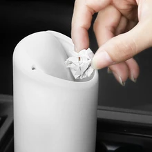 Силиконовый автомобильный мусорный ящик, футляр для мусора, контейнер для мусора, универсальный автомобильный мусорный ящик для мусора, автомобильный органайзер для пыли