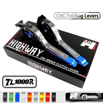 

Motorcycle Adjustable Aluminum Folding Extend Brake Clutch Levers For SUZUKI TL1000R 98-03